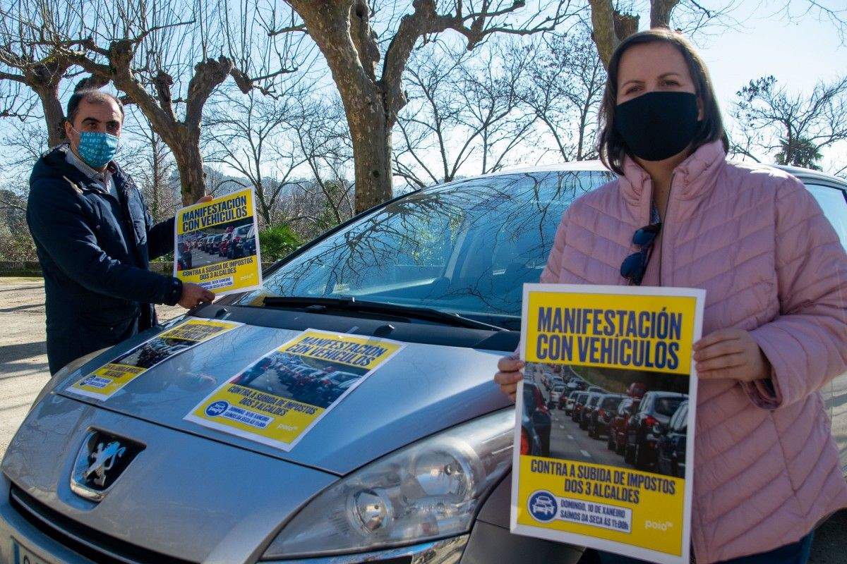 O PP de Poio convoca unha manifestación con vehículos contra a subida de impostos no concello