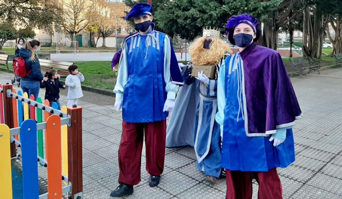 Los Reyes Magos en Marín