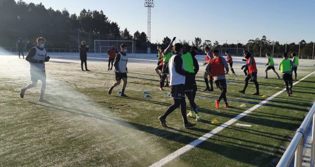 Entrenamiento del Pontevedra