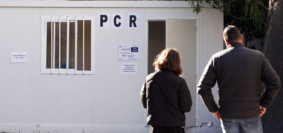 Punto de realización de probas PCR no Hospital Provincial