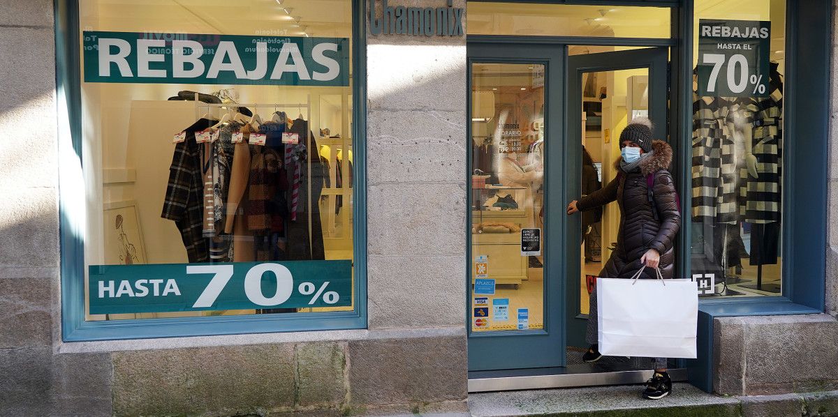 Rebaixas no comercio local de Pontevedra