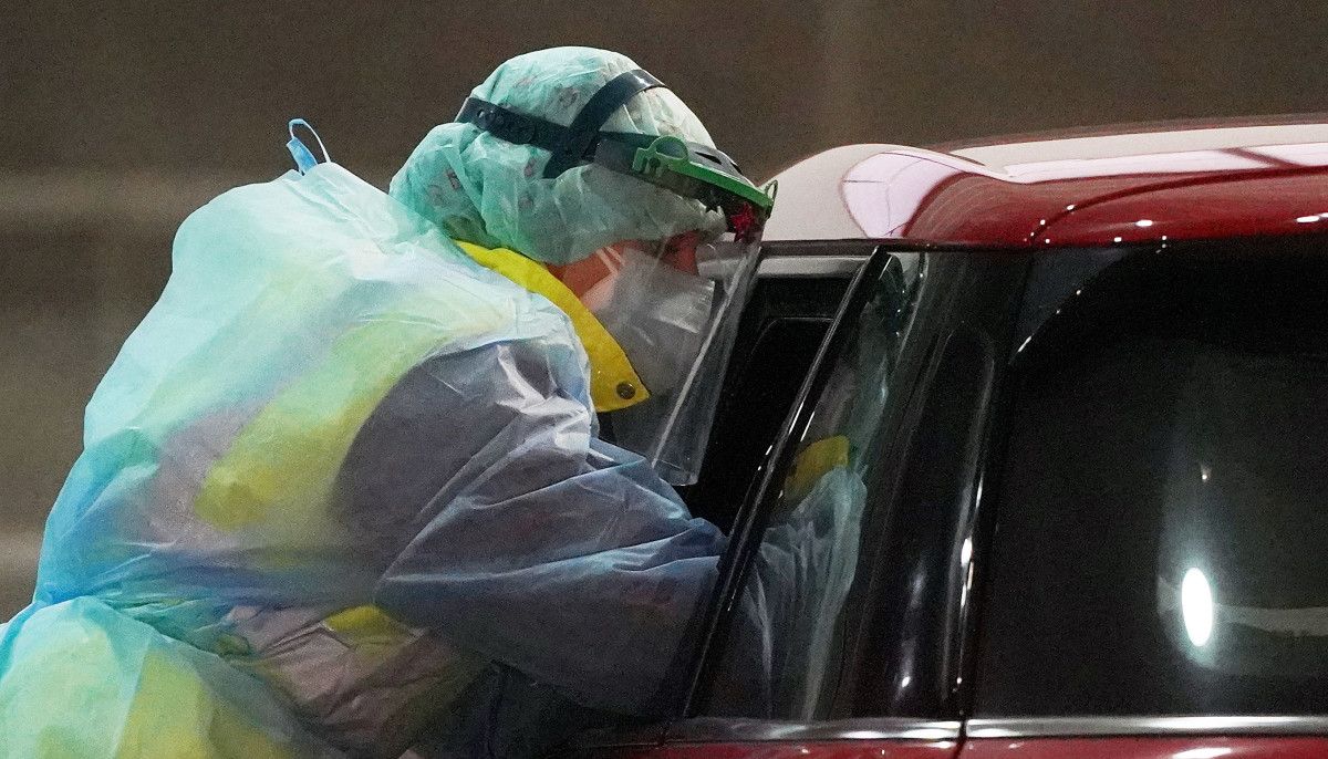 Proba PCR no Recinto Feiral de Pontevedra