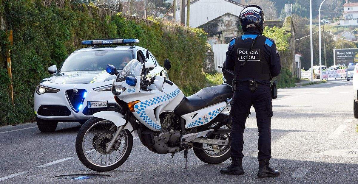 Control da Policía Local de Pontevedra