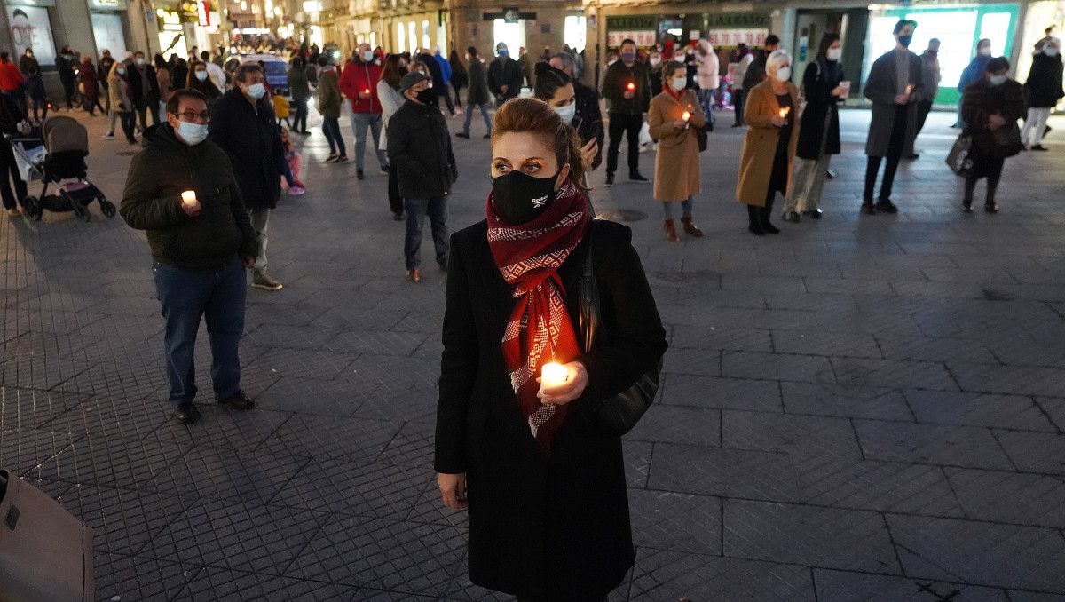 Protesta convocada pola PAC para esixir axudas para a hostalería e expresar o malestar polas restricións