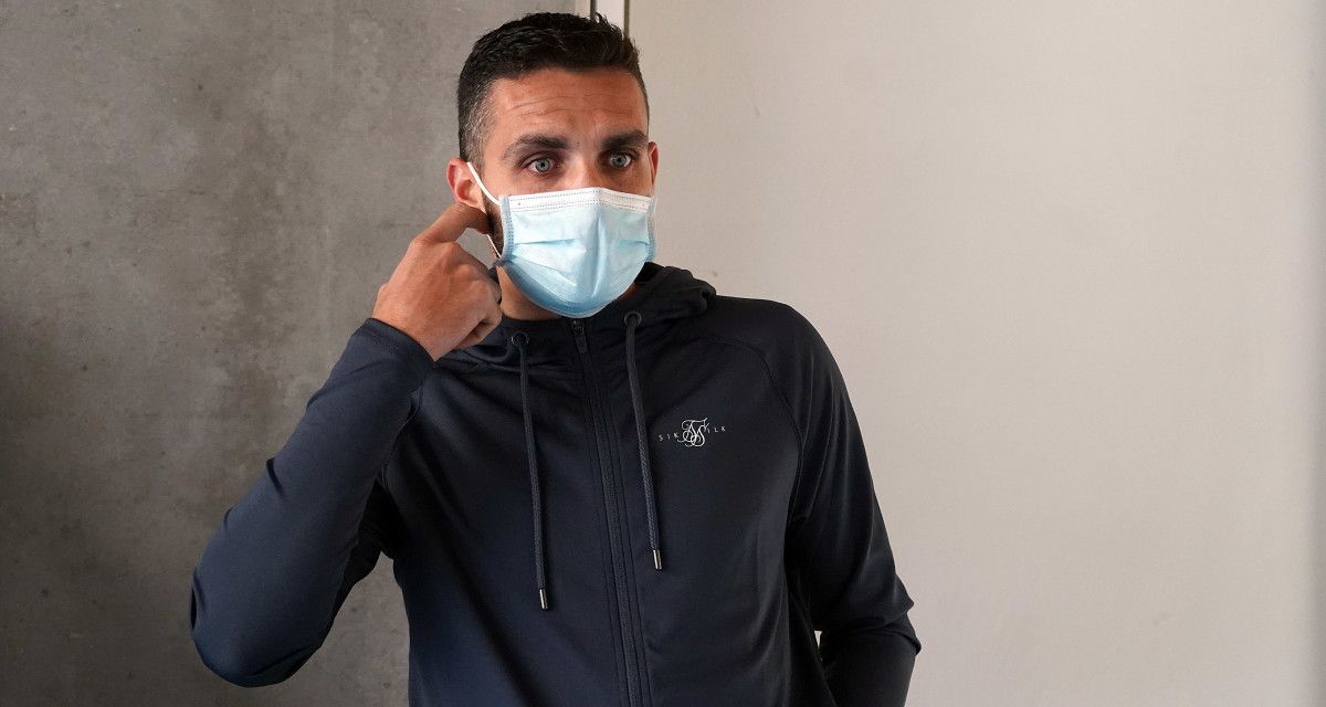 Víctor Vázquez 'Churre', xogador do Pontevedra Club de Fútbol