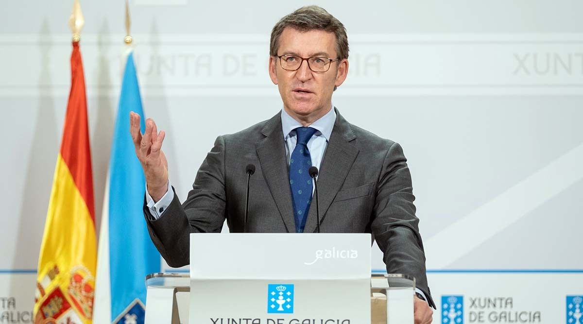 Alberto Núñez Feijóo, presidente da Xunta de Galicia