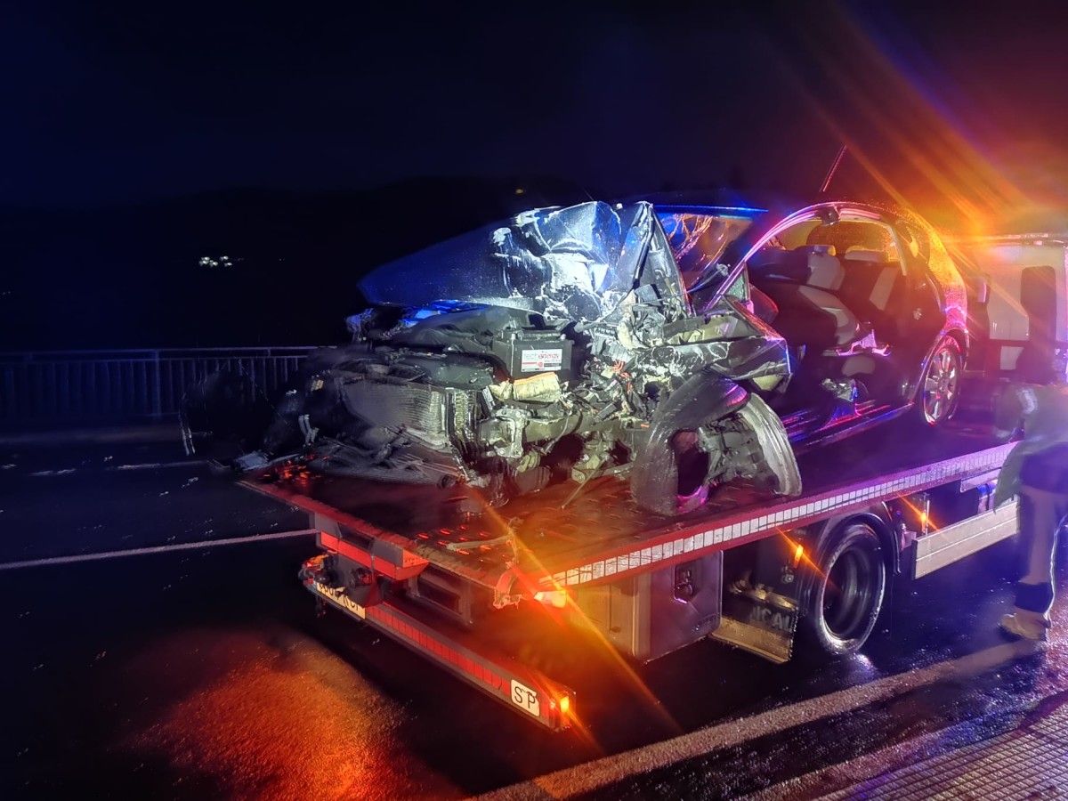 Accidente de tráfico na Anllada