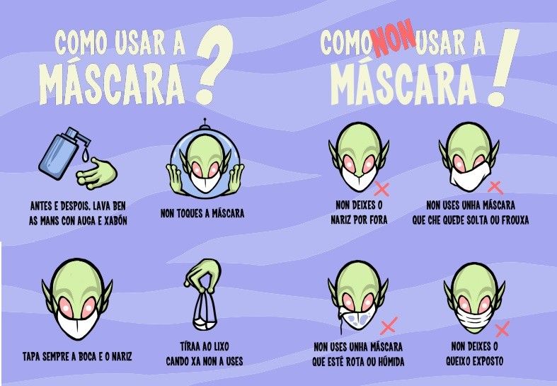 A campaña 'Enmascárate' reparte dípticos explicativos e máscaras 