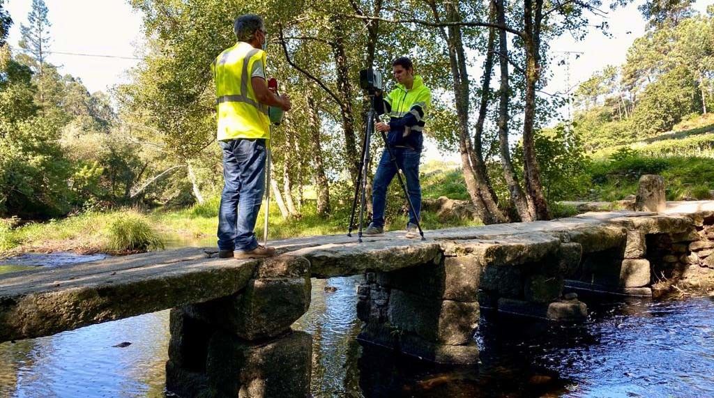 Levantamiento topográfico en la Pontella de Segade