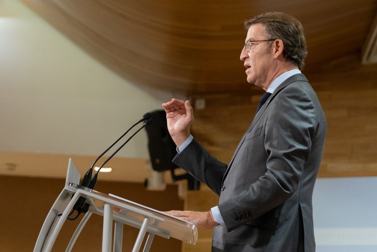 Alberto Núñez Feijóo, presidente da Xunta de Galicia
