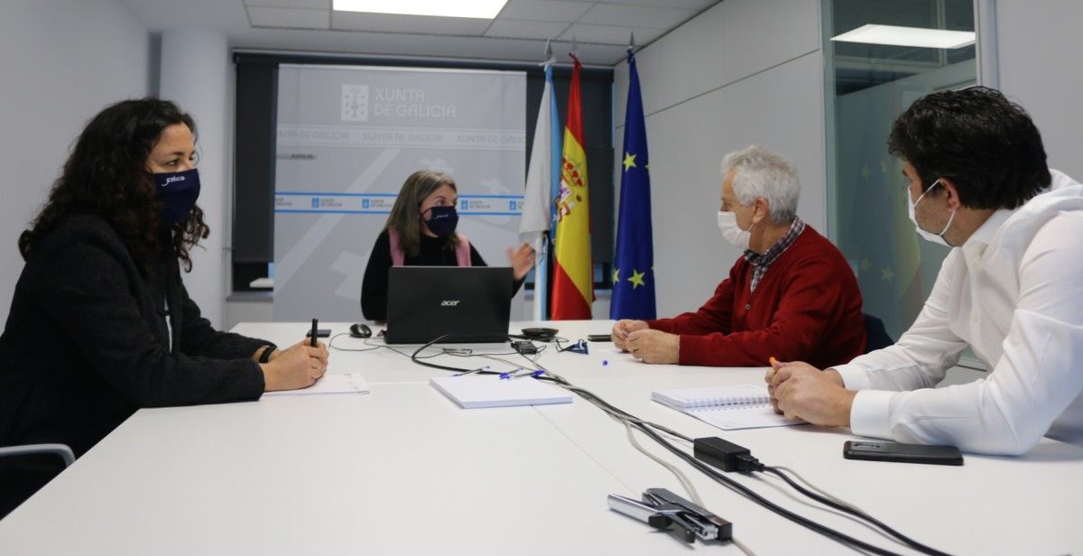 Susana Lenguas, Luisa Piñeiro, Luciano Sobral y Gregorio Agís