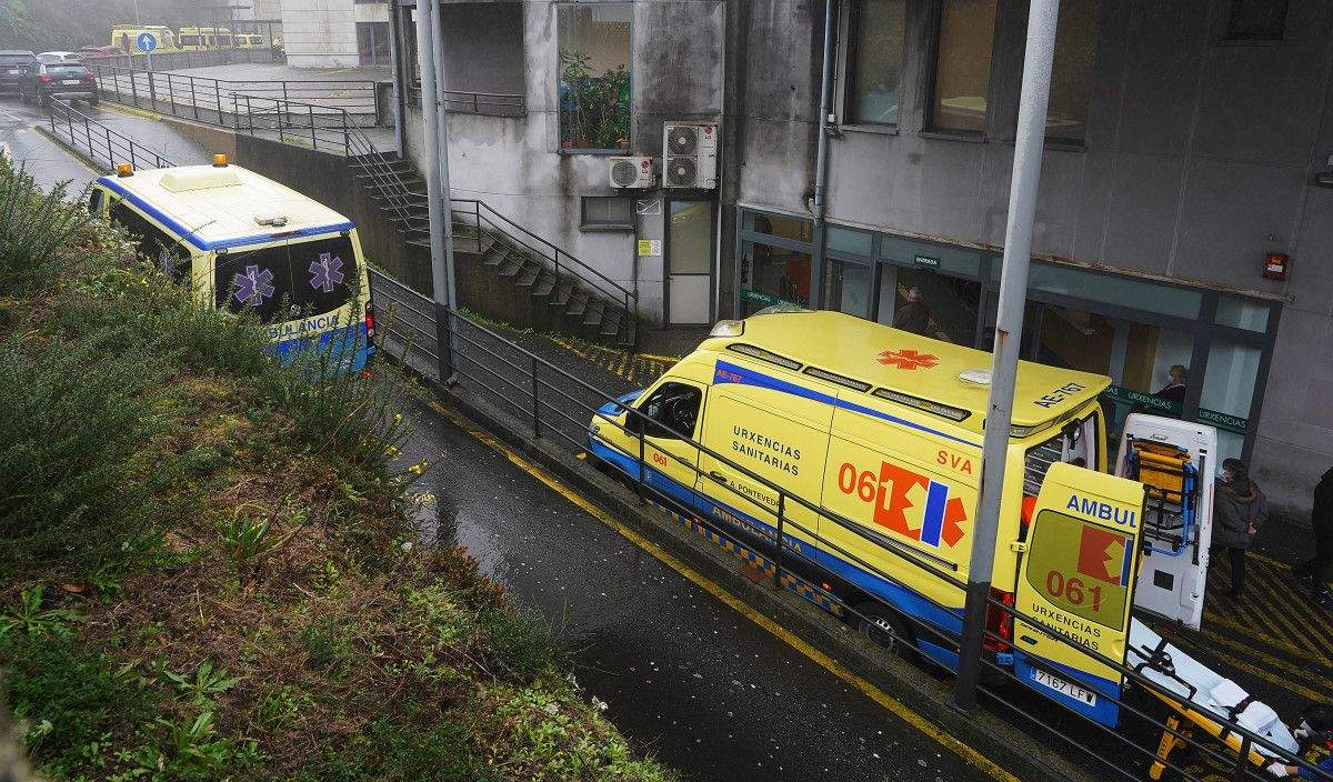 Zona de urxencias no Hospital Montecelo