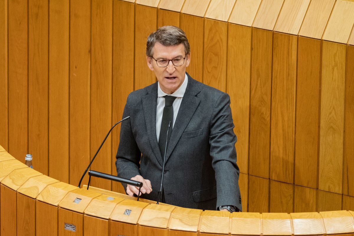 Comparecencia de Alberto Núñez Feijóo en el Parlamento de Galicia