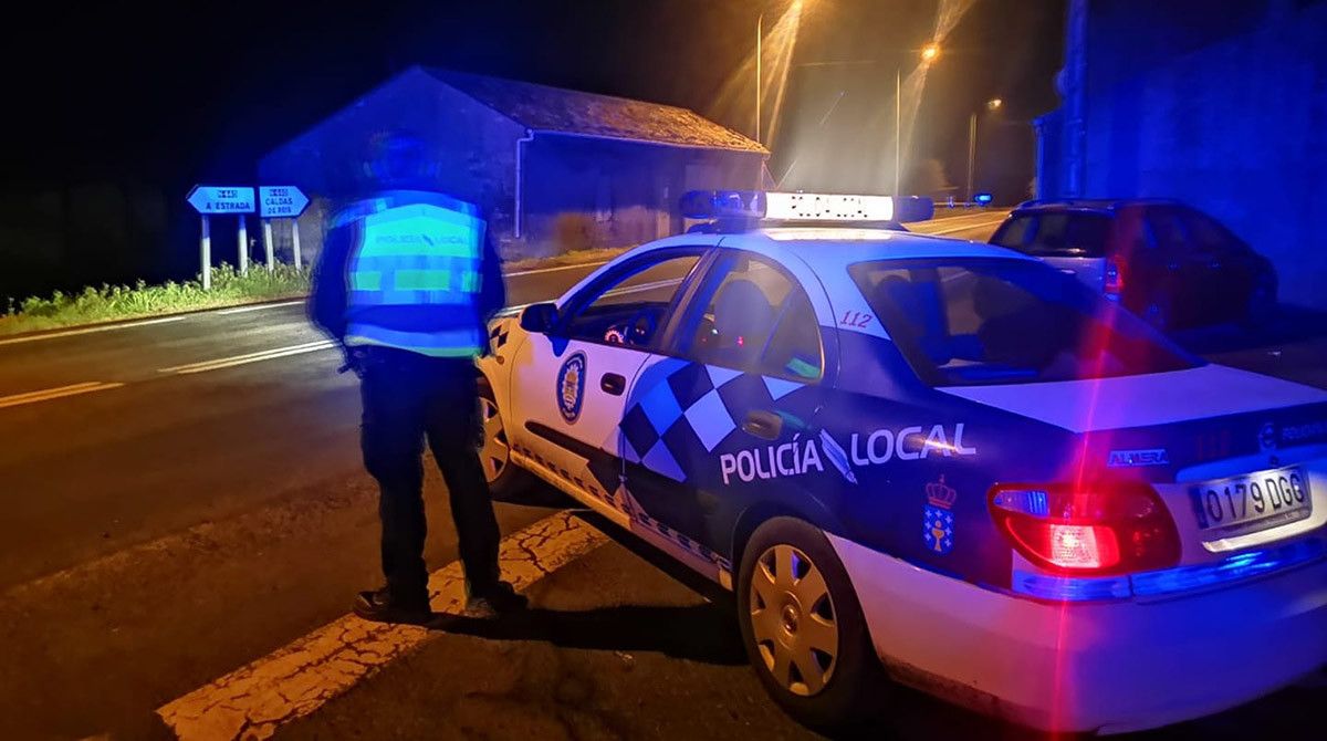 Control da Policía Local de Cuntis