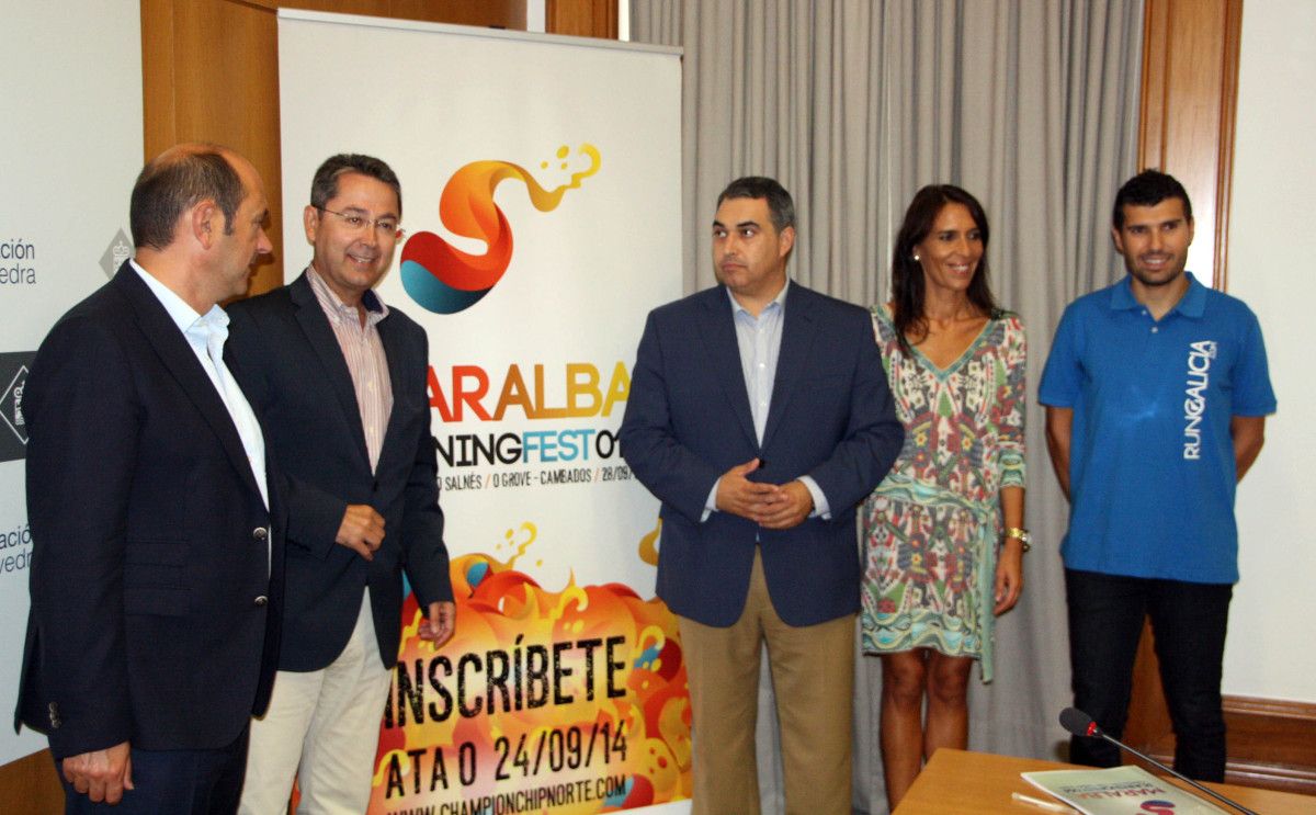 Presentación do medio maratón Maralba na Deputación de Pontevedra