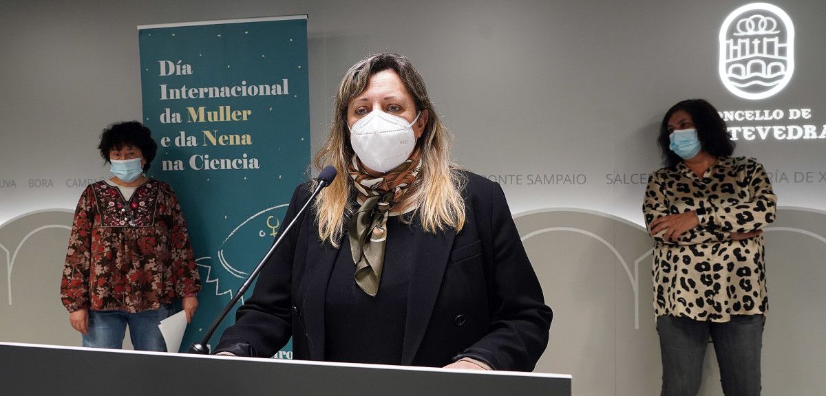 Presentación de los actos del Día Internacional de la Mujer y la Niña en la Ciencia do Concello de Pontevedra