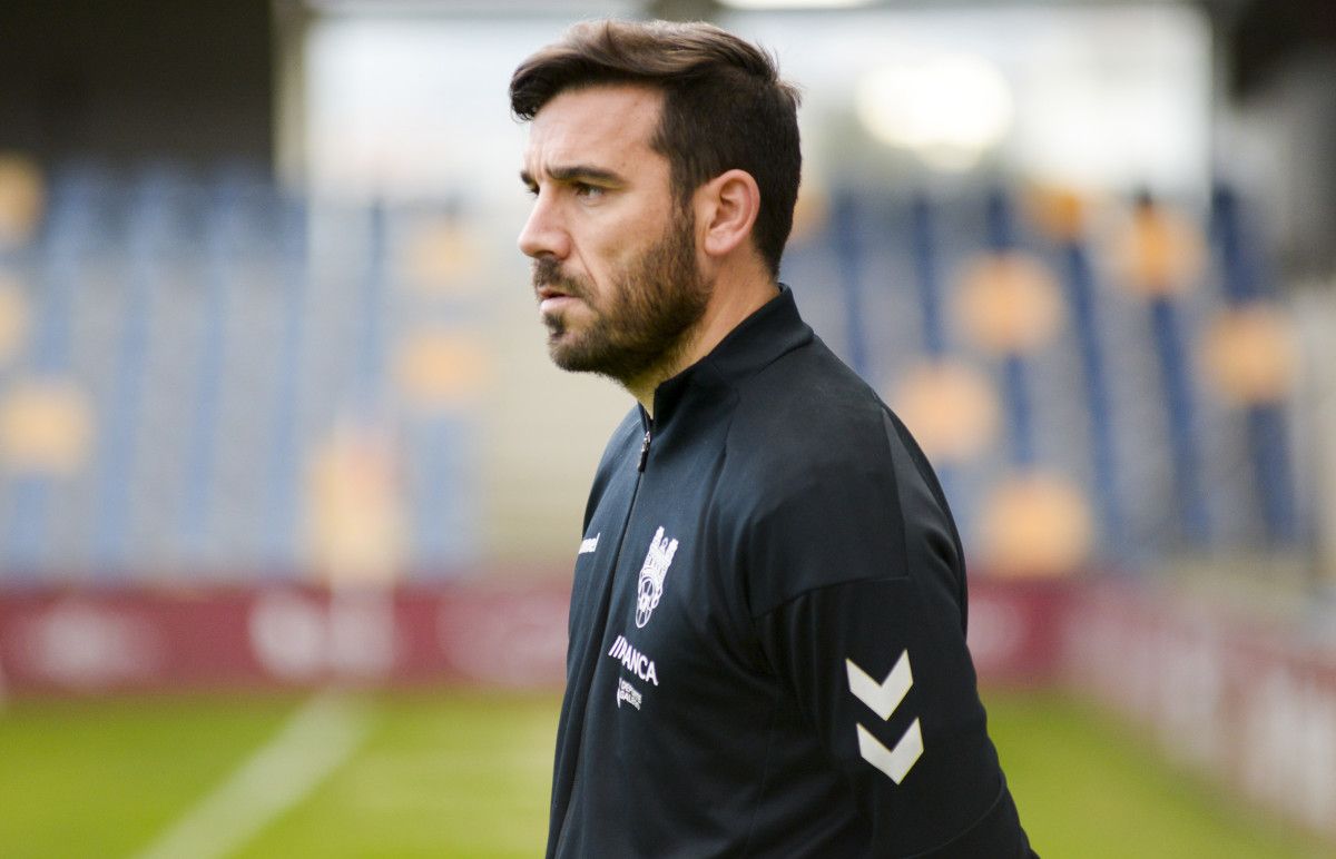 Jesús Ramos, no partido entre Pontevedra e Zamora