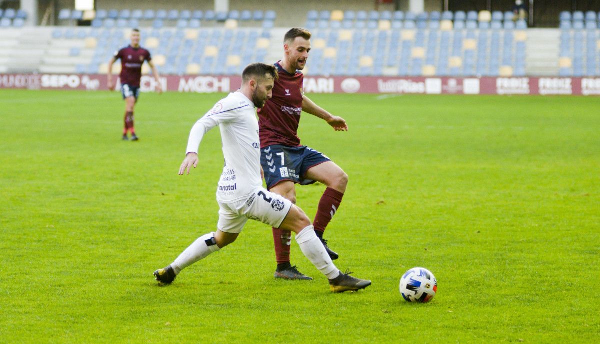 Partido da liga 20-21 de Segunda B entre Pontevedra CF e Zamora disputado en Pasarón