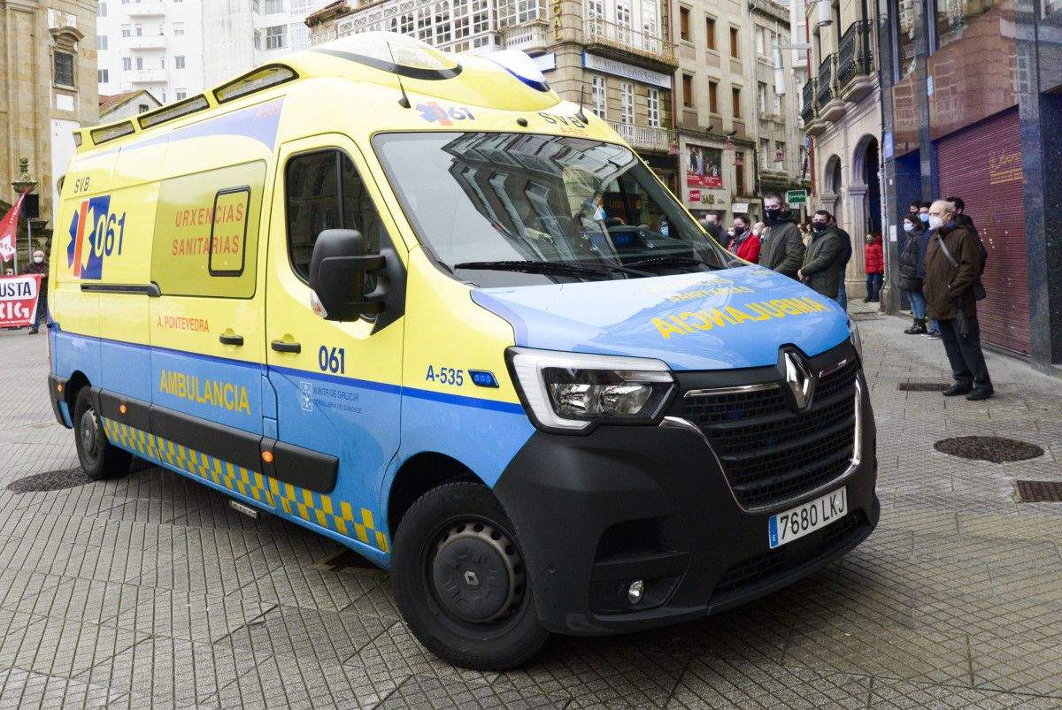 Ambulancia en Pontevedra