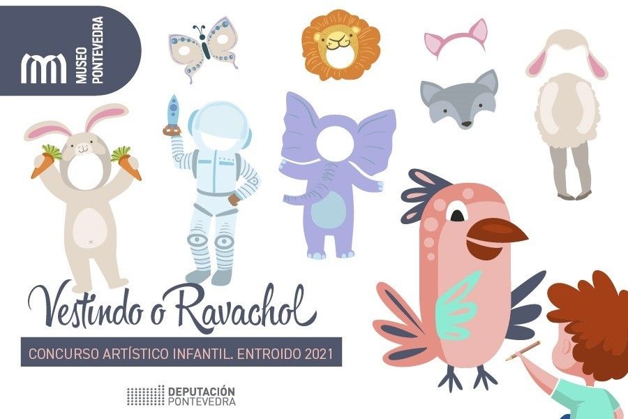 Cartel Concurso Artístico Infantil 'Vestindo ao Ravachol'