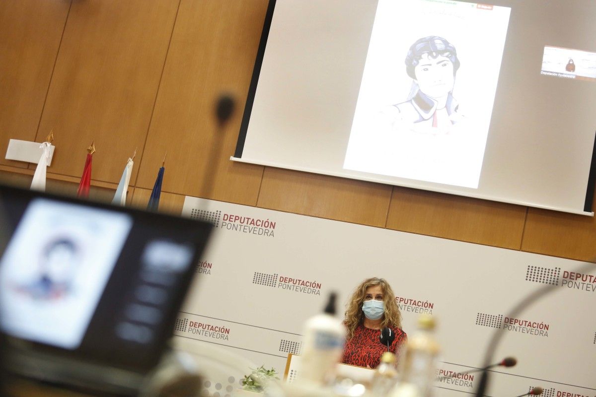 A presidenta da Deputación, Carmela Silva, presenta os actos do Día de Rosalía
