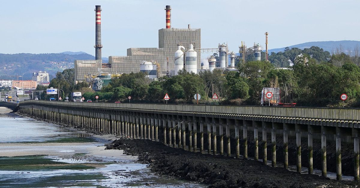 Fábrica de Ence en Lourizán