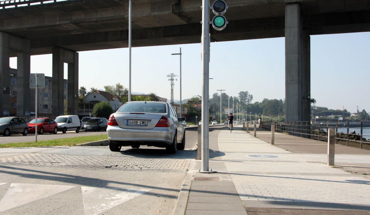 Zona en la que se actuará en la Avenia de Marín 