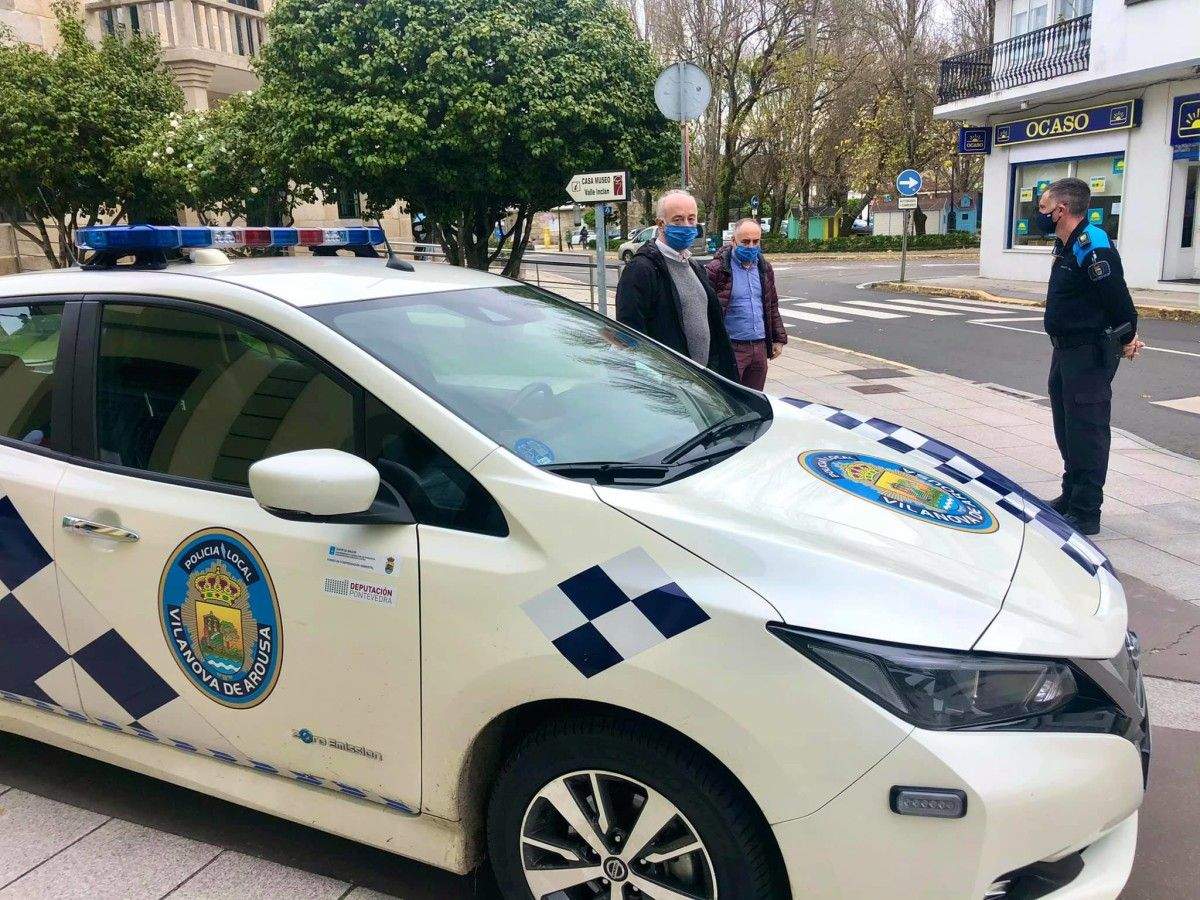 Vehículo da Policía Local de Vilanova