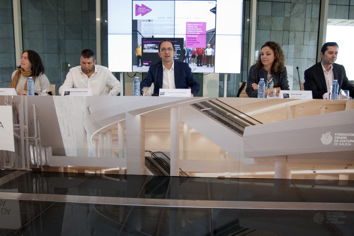 Presentación en Santiago de la II edición de los Premios Galegos da Música