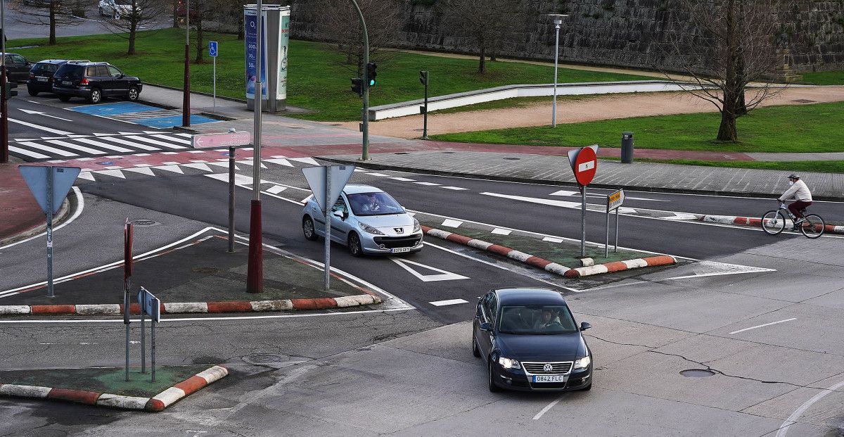Circulación polas rúas de Pontevedra