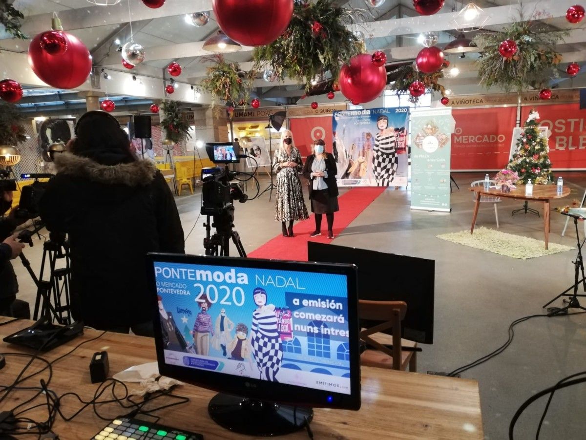 Preparación del Showroom de Ponte Moda Nadal