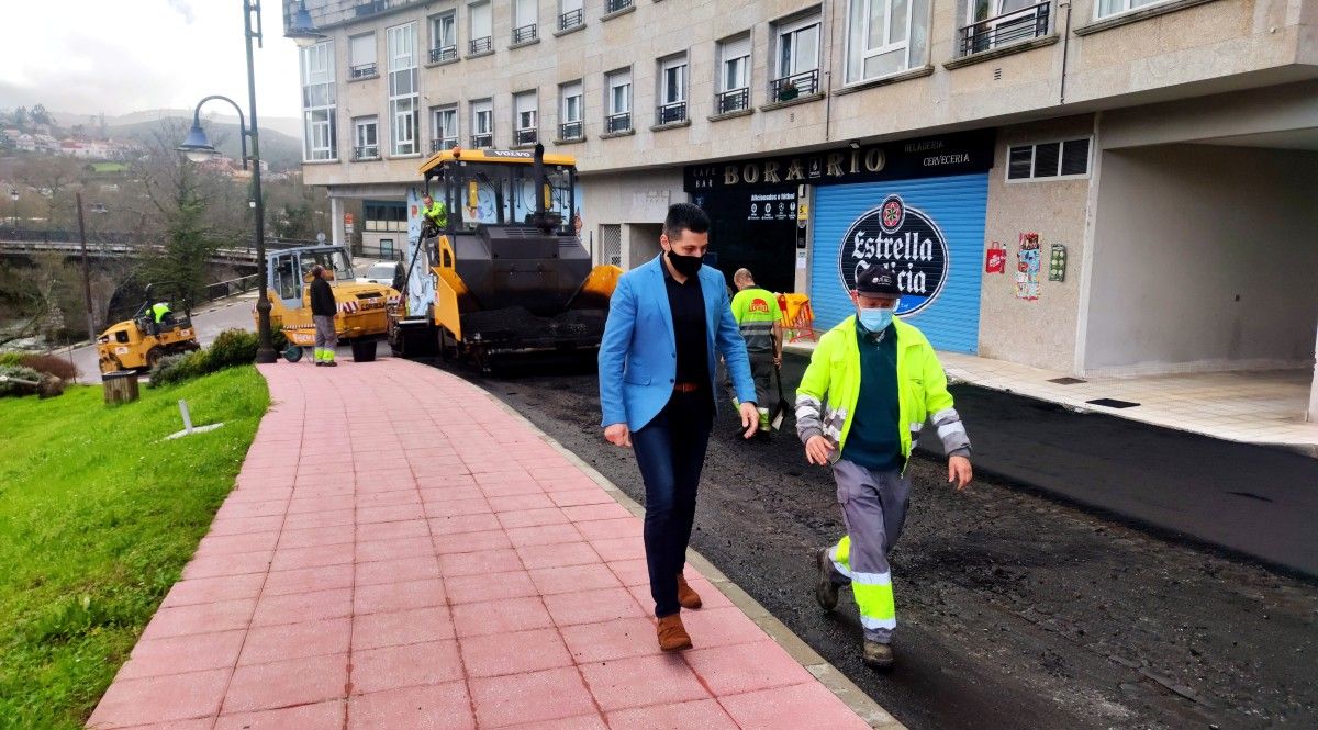 Inicio das obras en Paseo Manuel Cordo Boullosa