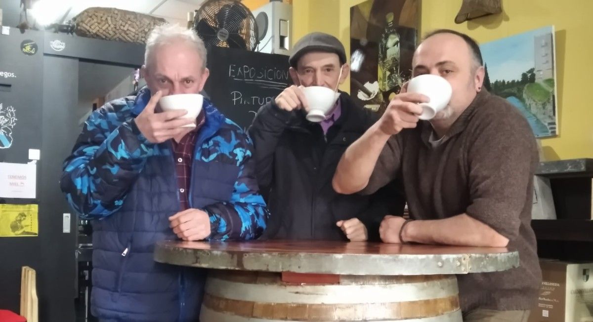 Xabier Barreiro, Xosé Luis Rodríguez e Xosé Manuel Piñeiro