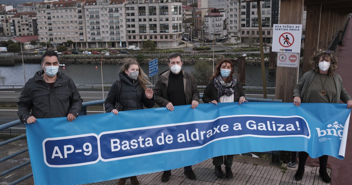 Campaña do BNG esixindo ao Goberno central a baixada inmediata das peaxes da AP-9 