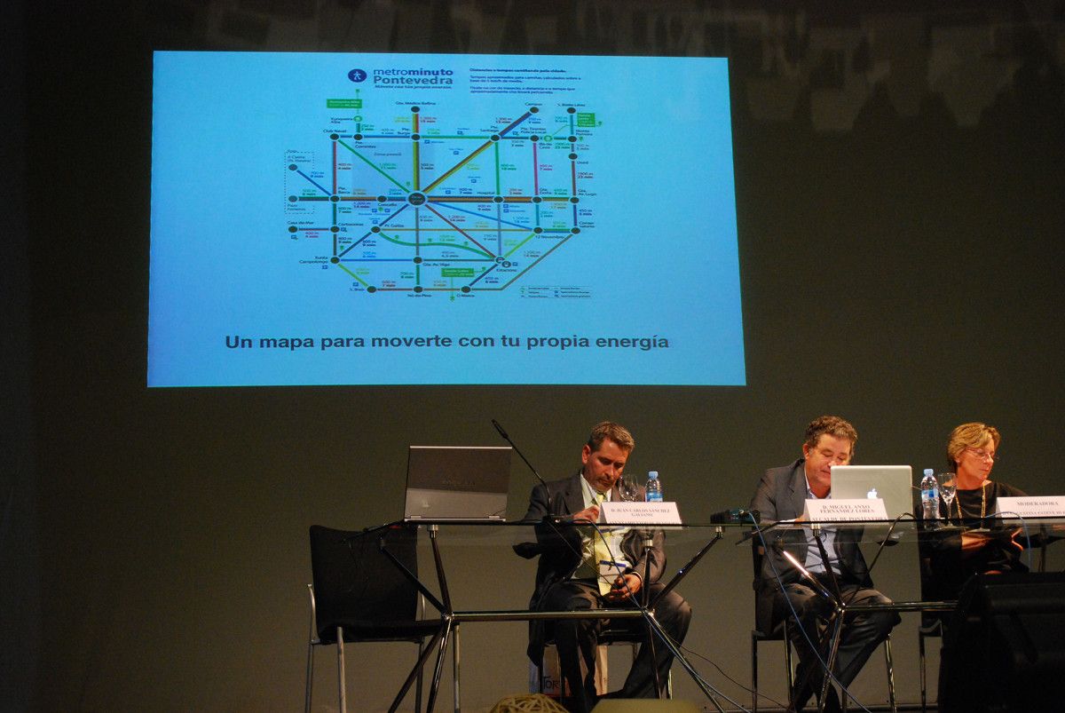 El alcalde de Pontevedra durante su intervención en las jornadas de la DGT en Torrevieja