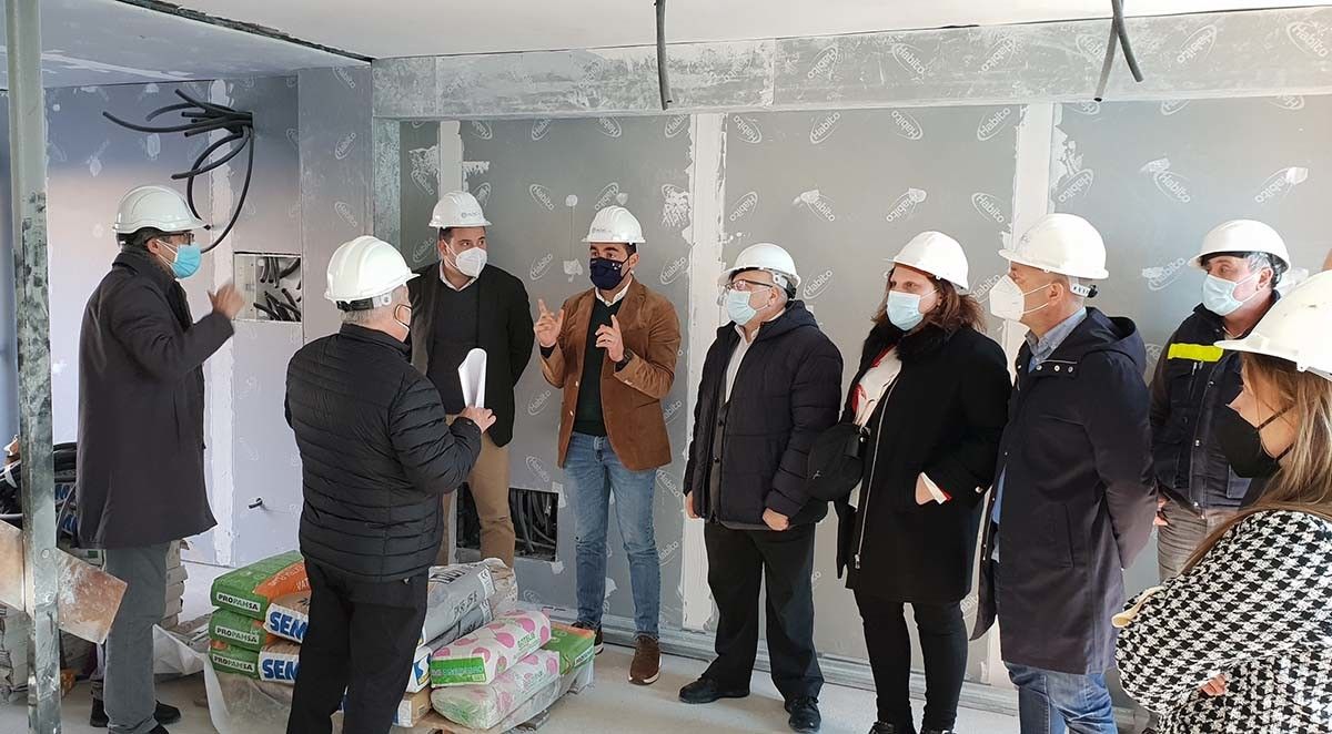 Obras de rehabilitación de las antiguas viviendas de los maestros de Cerdedo