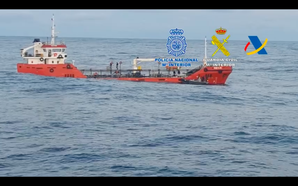 Mercante hundido frente a la costa de Lugo durante la operación Bocanegra
