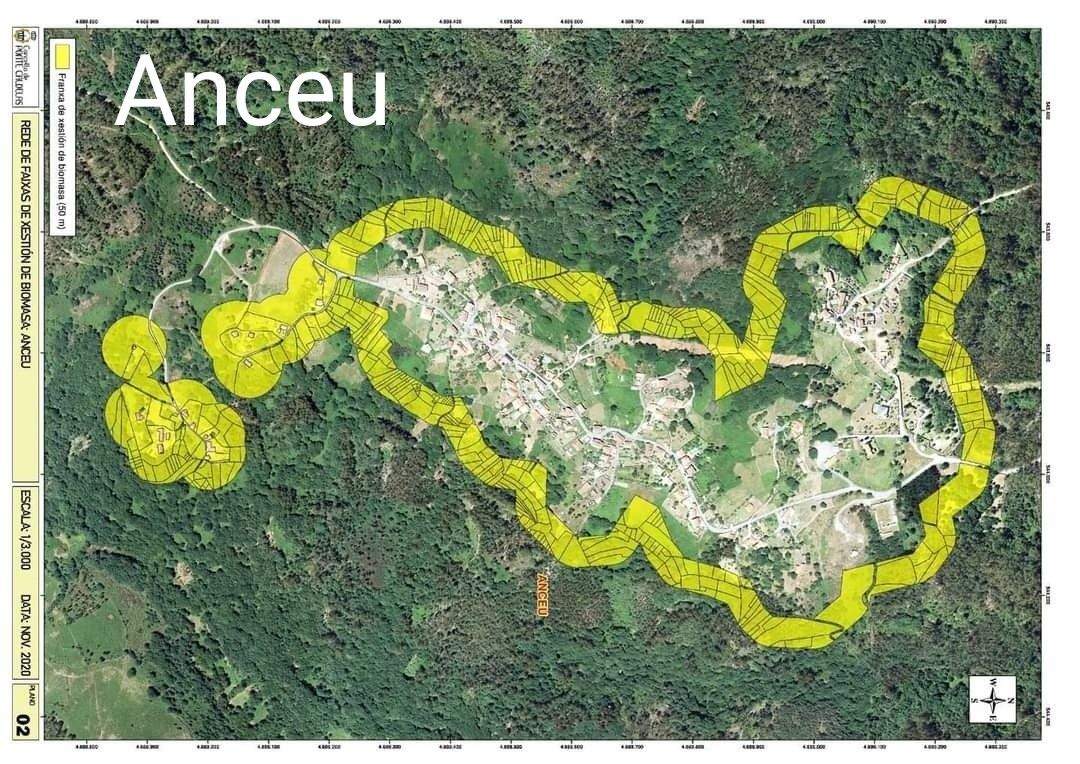 Zonas de alto risco de incendio en Anceu