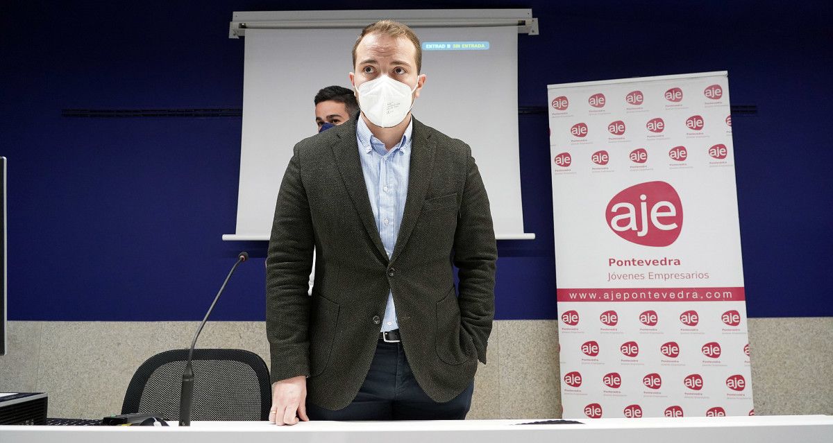 Jesús Rey, presidente de AJE Pontevedra
