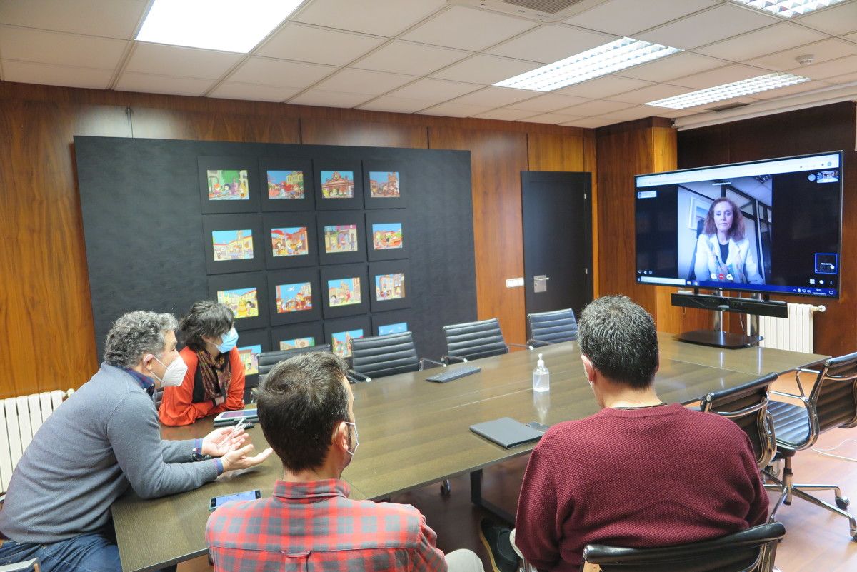 Reunión do goberno local de Pontevedra con repsonsables do Ministerio de Transporte