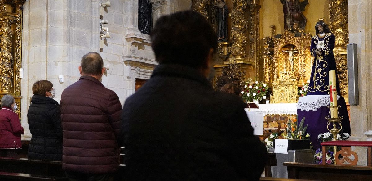La imagen de Jesús Nazareno en la iglesia de San Bartolomé
