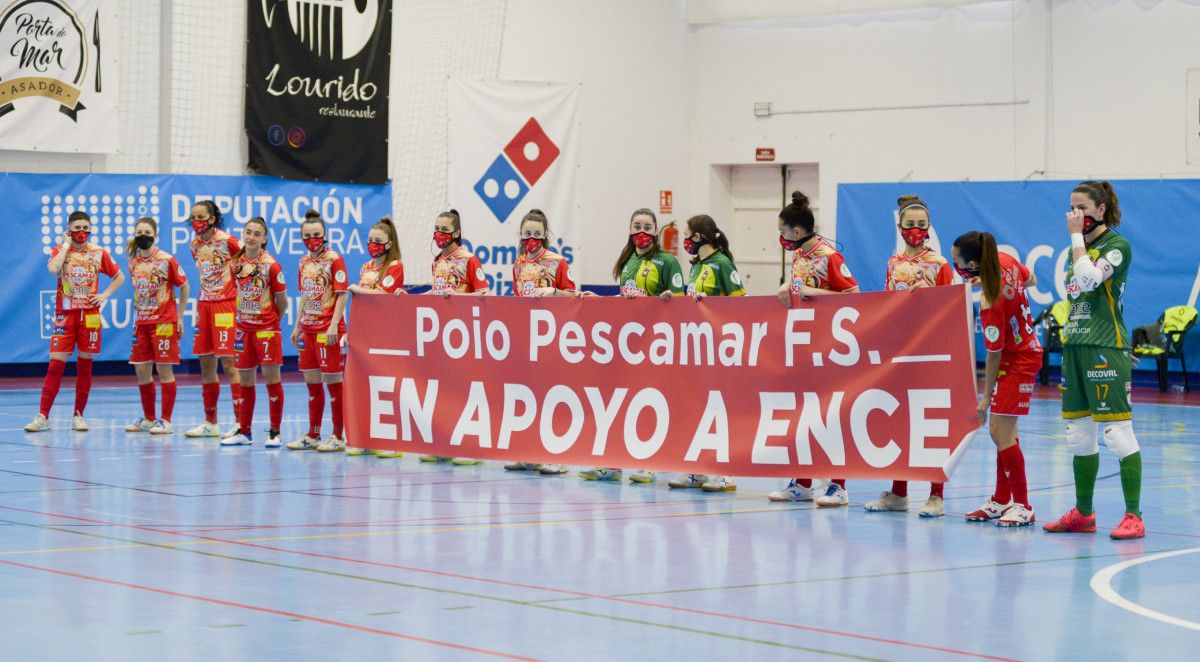 Partido entre o Poio Pescamar e o Ourense Envialia 