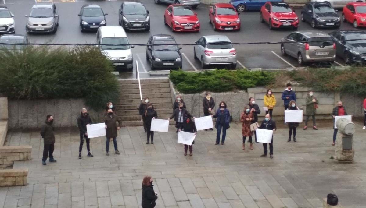 Protesta de empresarios de Barro