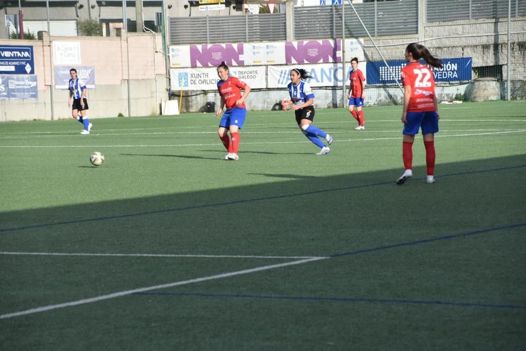 Partido entre o Umia CF e o Valladares