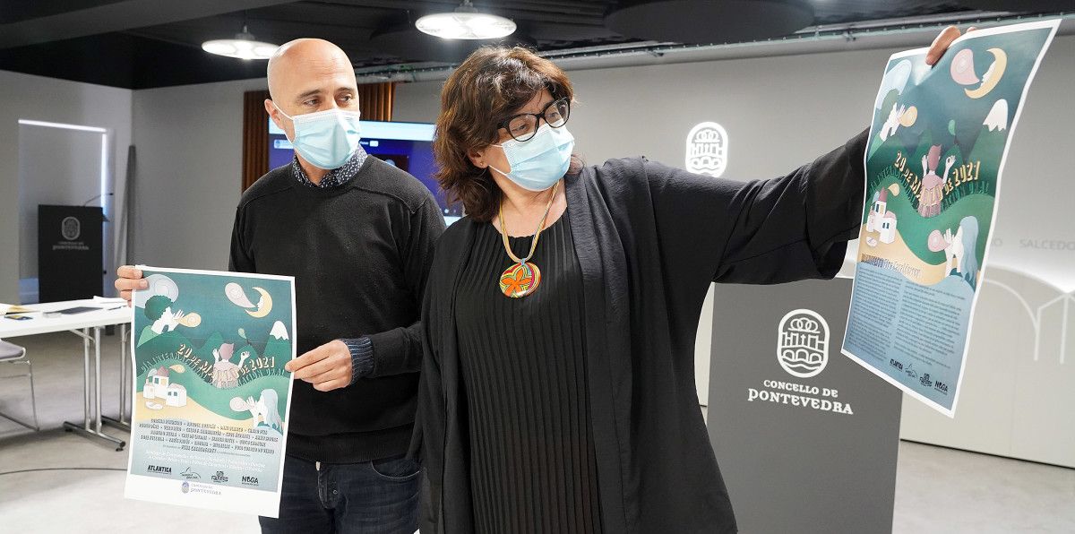 Presentación del espectáculo para celebrar el Día de la Narración Oral en Pontevedra