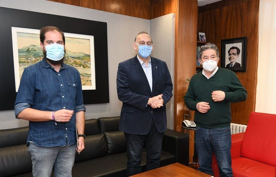 Iván Puentes, Manuel Reigosa y Miguel Anxo Fernández Lores