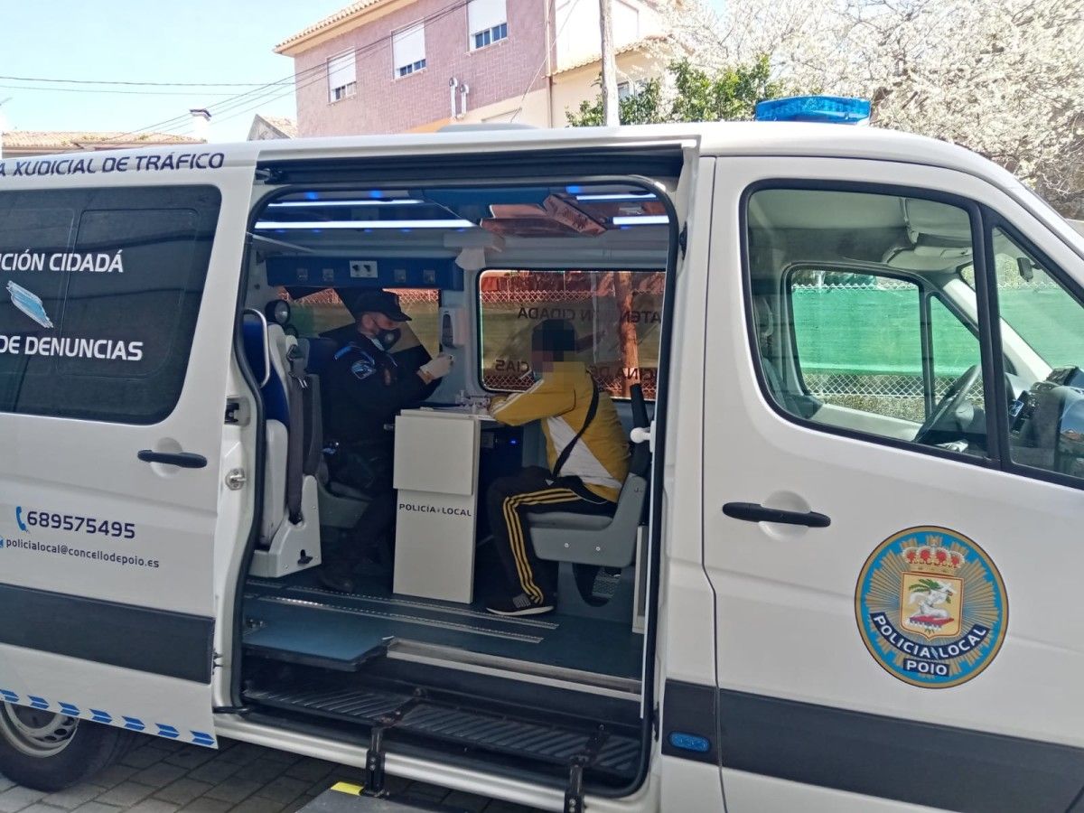Control de drogas da Policía Local de Poio