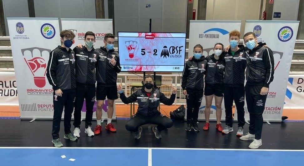 Jugadores del Club Bádminton Ravachol Pontevedra
