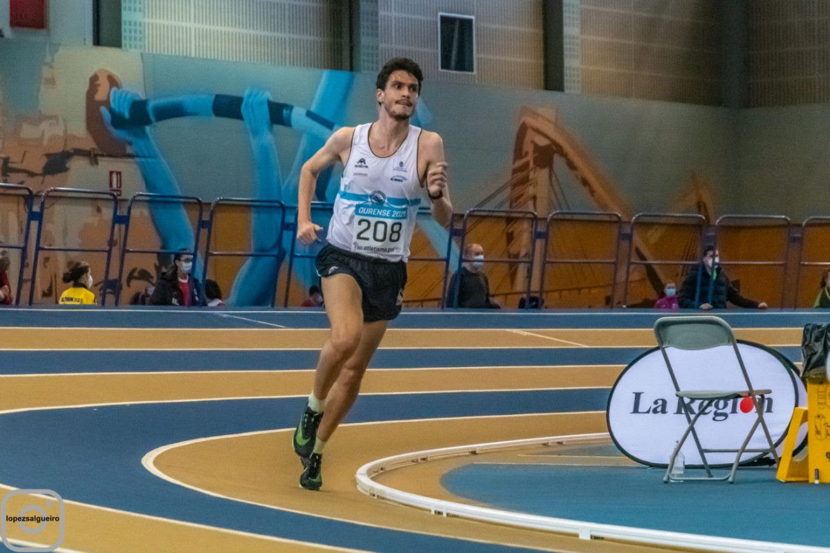 Carlos Porto logra dúas medallas de prata para a Sociedad Gimnástica no autonómico de inverno