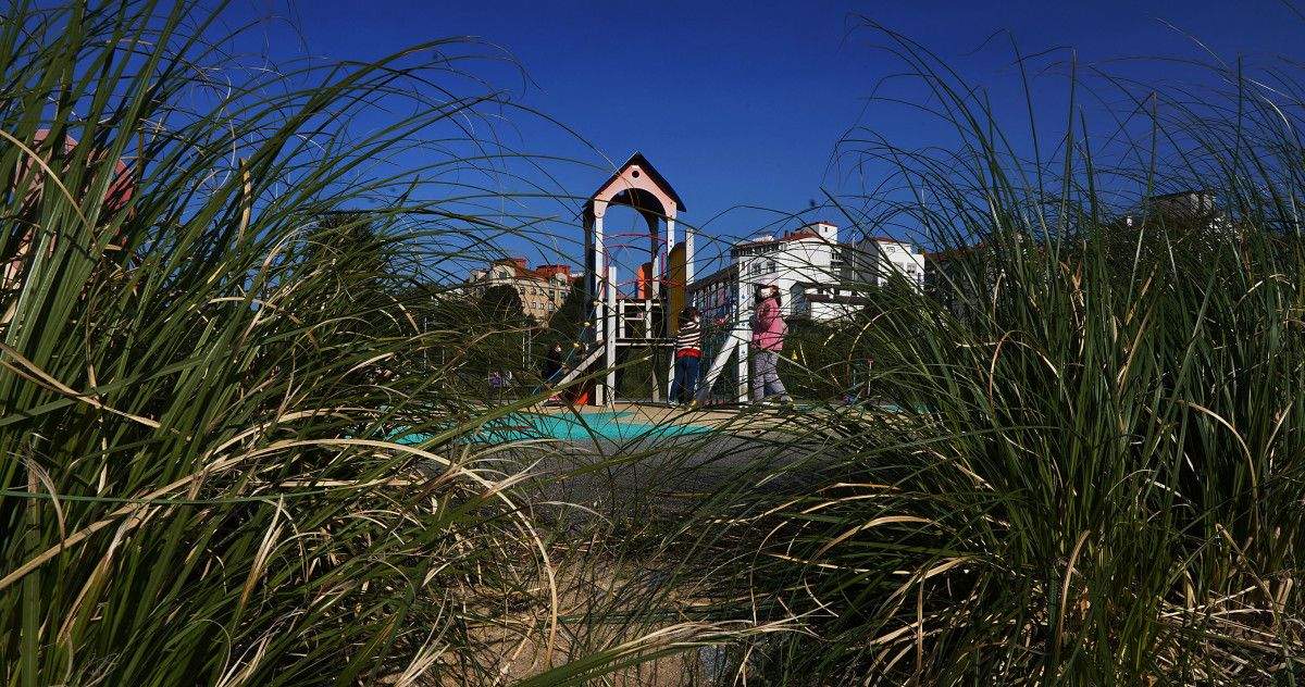 Estado do parque infantil de Tafisa